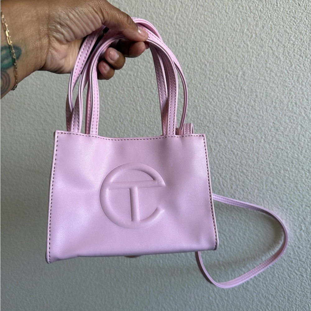 Telfar Pink Mini Shopping Bag